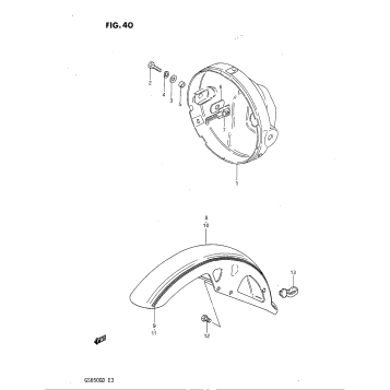 HEADLAMP HOUSING - FRONT FENDER
