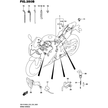 WIRING HARNESS (GSX-R1000L8 E33)