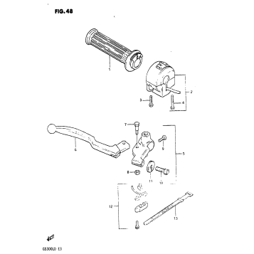 RIGHT HANDLE SWITCH (MODEL D)