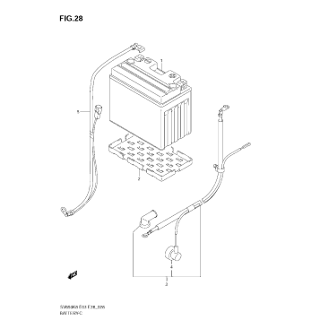 BATTERY (SV650A/SV650SA)