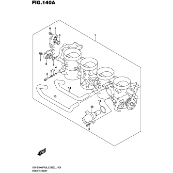 THROTTLE BODY (GSX-S1000FAL8 E28)
