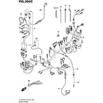 WIRING HARNESS (DL1000AL6 E33)