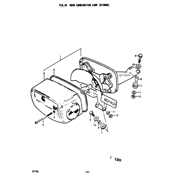 REAR COMBINATION LAMP (GT380B)