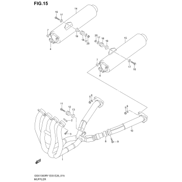 MUFFLER (MODEL X/Y/K1)