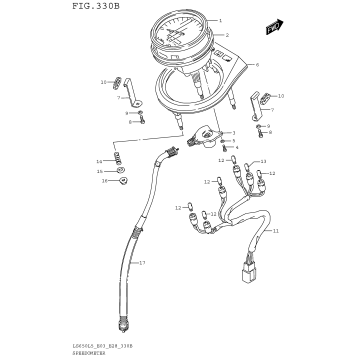 SPEEDOMETER (LS650L5 E28)