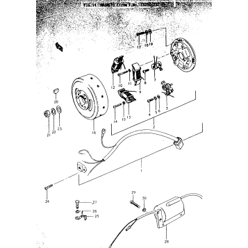 MAGNETO (FROM F.NO. TS250-23216)