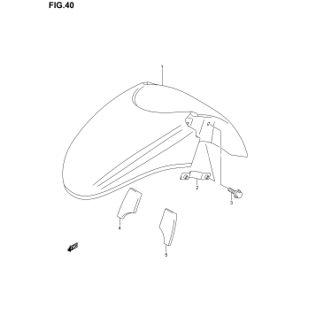 FRONT FENDER (MODEL K1)