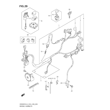 WIRING HARNESS (DR200SEL3 E03)