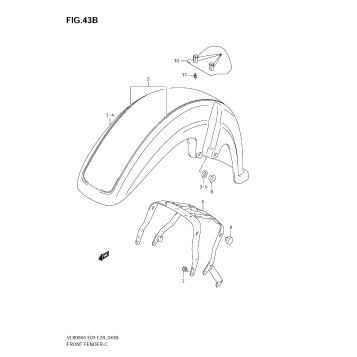 FRONT FENDER (VL800K8)