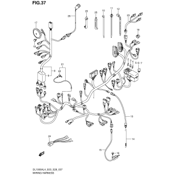 WIRING HARNESS (DL1000AL4 E28)