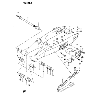 REAR SWINGING ARM (MODEL M/N)