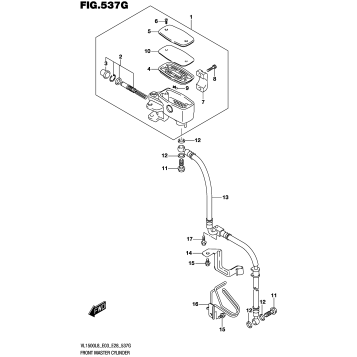 FRONT MASTER CYLINDER (VL1500TL8 E33)