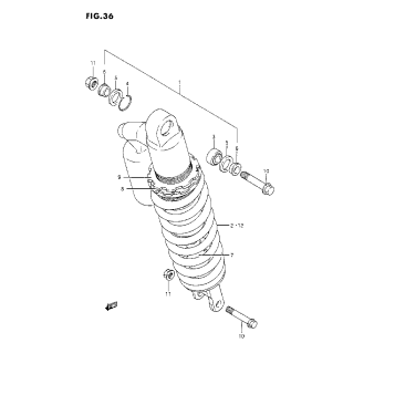 SHOCK ABSORBER (K/L)