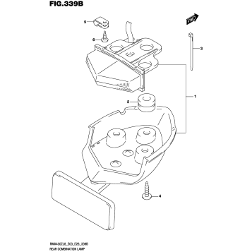 REAR COMBINATION LAMP (RMX450ZL8 E28)