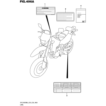 LABEL (DR-Z400SML6 E03)