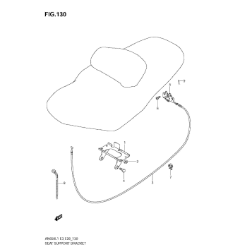 SEAT SUPPORT BRACKET (AN650 L1 E33)