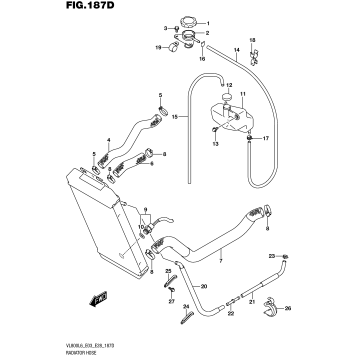 RADIATOR HOSE (VL800TL6 E03)