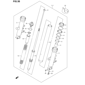 FRONT DAMPER (MODEL K3/K4)