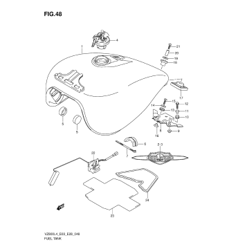 FUEL TANK (VZ800L4 E28)