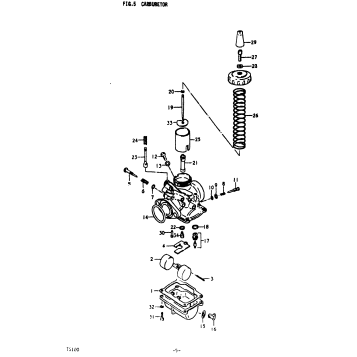 CARBURETOR (TS100C)