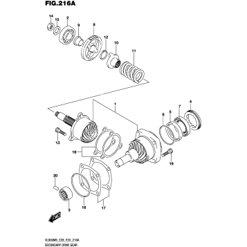 SECONDARY DRIVE GEAR