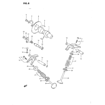 CAM SHAFT-VALVE (N/P)