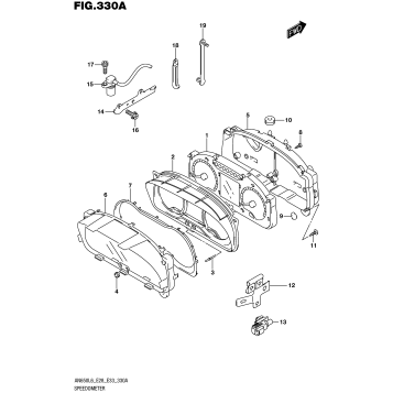 SPEEDOMETER (AN650L6 E33)