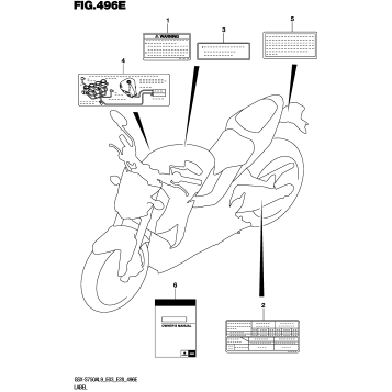 LABEL (GSX-S750YAL9 E33)