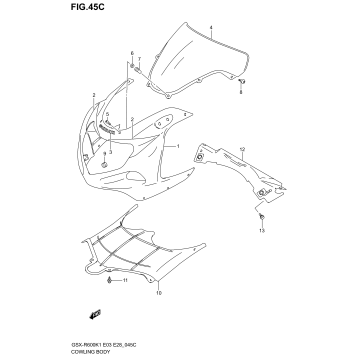 COWLING BODY (GSX-R600K3)