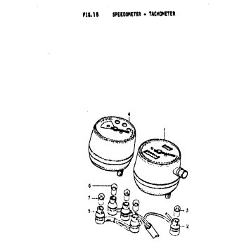 SPEEDOMETER - TACHOMETER (TS250R)