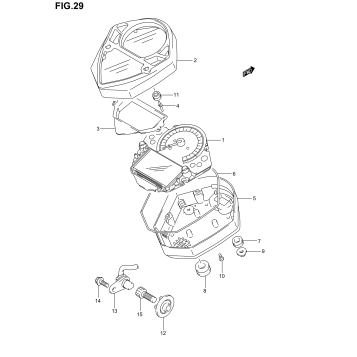 SPEEDOMETER (SV1000SK3/SK4)