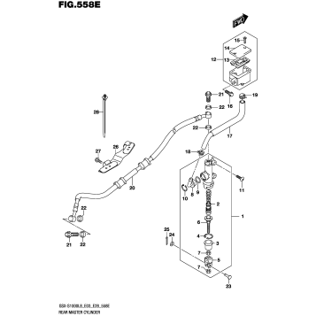 REAR MASTER CYLINDER (GSX-S1000L8 E33)