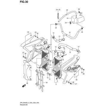RADIATOR (DR-Z400SL3 E28)