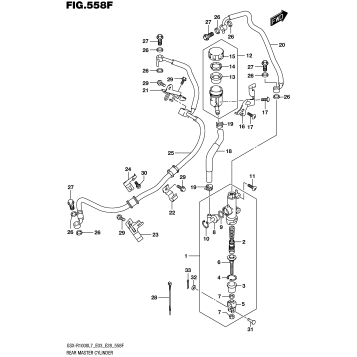 REAR MASTER CYLINDER (GSX-R1000AL7 E33)