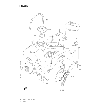 FUEL TANK (MODEL K7)