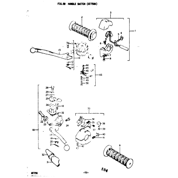 HANDLE SWITCH (GT750K)