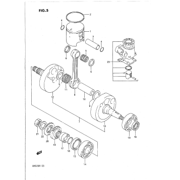 CRANKSHAFT (MODEL K)