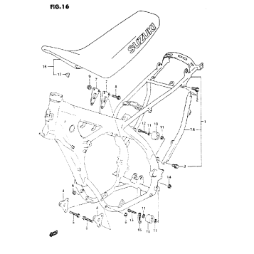FRAME - SEAT (MODEL P)