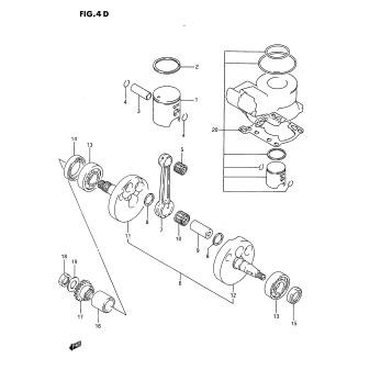 CRANKSHAFT (MODEL M/N/P/R/S)