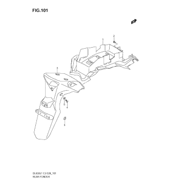 REAR FENDER (DL650A L1 E3)