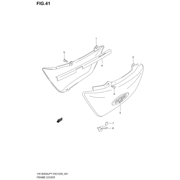 FRAME COVER (MODEL T/V)