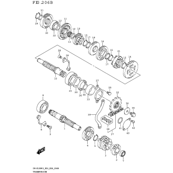 TRANSMISSION (DR-Z125L)