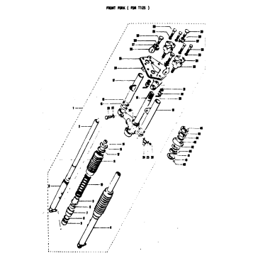 FRONT FORK (FOR T 125)