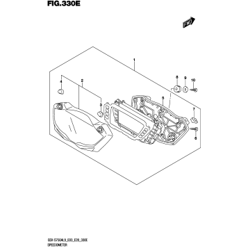 SPEEDOMETER (GSX-S750YAL9 E33)