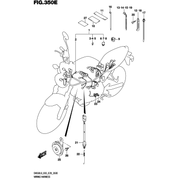 WIRING HARNESS (SV650XAL9 E28)