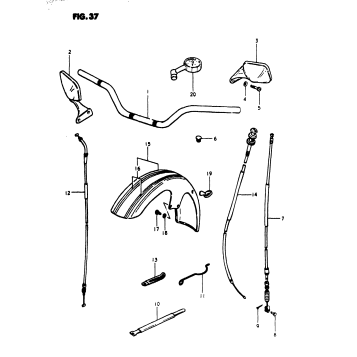HANDLEBAR - FRONT FENDER