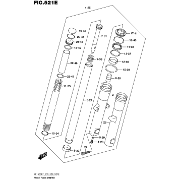 FRONT FORK DAMPER (VL1500TL7 E03)