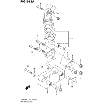 REAR CUSHION LEVER (GSX-R1000L7 E03)