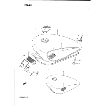 FUEL TANK (MODEL J/K/L)