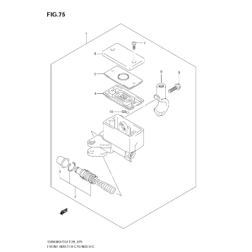 FRONT MASTER CYLINDER (SV650AK8)